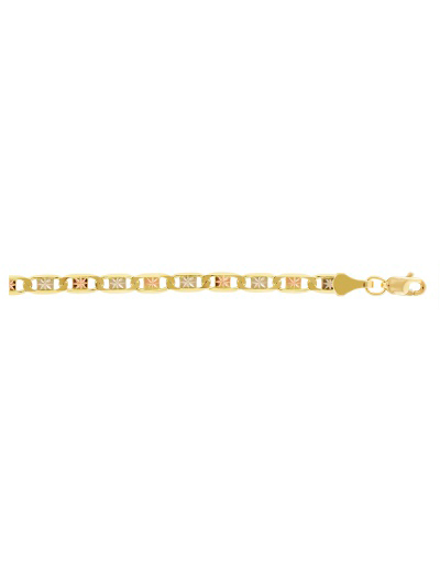 Cadena de Oro 14 k Valentino 80 Asterisco Colores DH joyería Los dos hermanos
