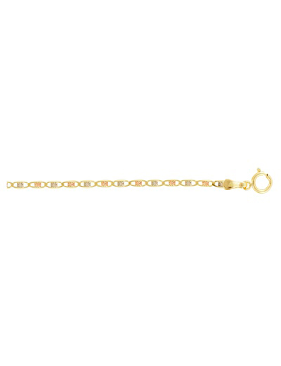 Cadena de Oro 14 k Florentina 40 Asterisco Colores DH joyería Los dos hermanos