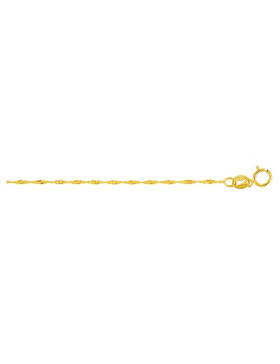 Cadena de Oro 14 k Singapur 20 DH joyería Los dos hermanos