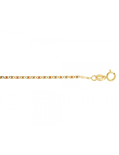 Cadena de Oro 14 k Espejo 30 Colores DH joyería Los dos hermanos