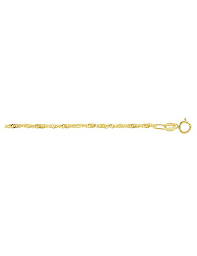 Cadena de Oro 14 k Singapur 30 DH joyería Los dos hermanos