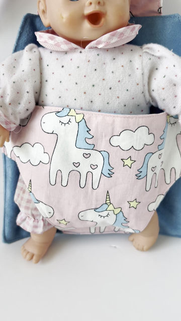 Thumbnail: מינשא לבובה תכלת, חד קרן ורוד. 