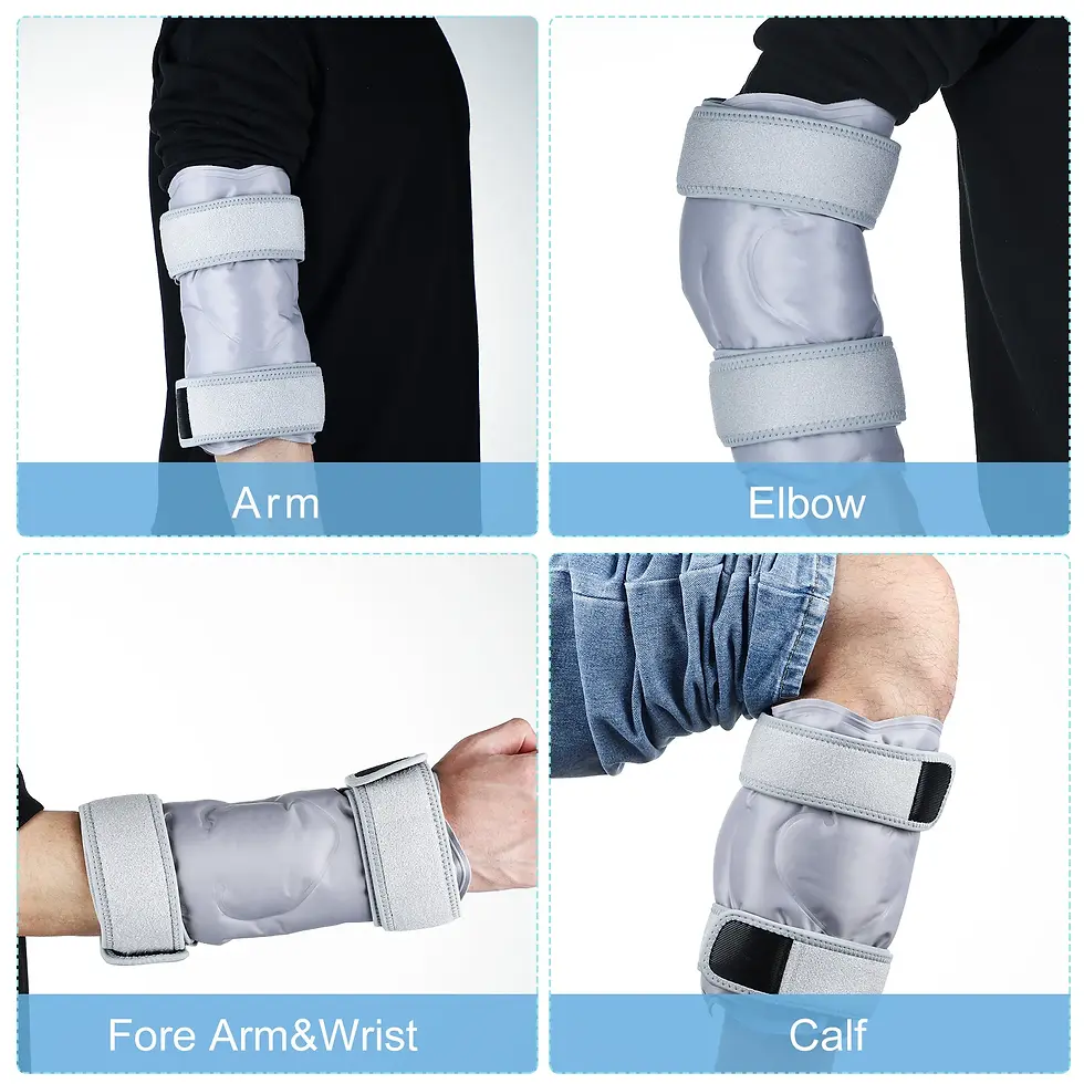 Thumbnail: Electric Heating Knee Massager Far Infrared Joint Brace Support Vibrador