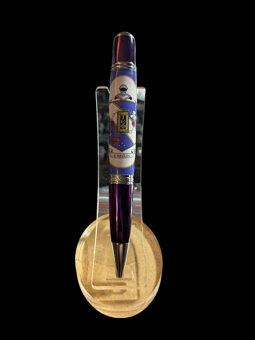 Thumbnail: TEP Crest Broadside Ballpoint Purple