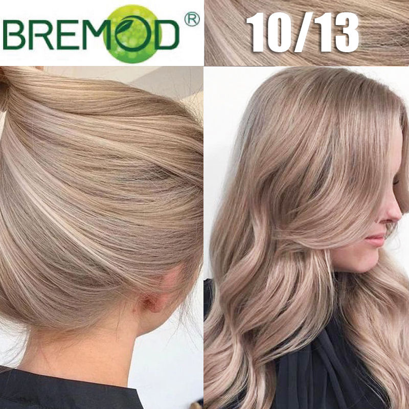 Thumbnail: Bremod 10.13 Mill Tea Ash Blonde Hair Color Dye Cream 100ml & 9% Oxidizer
