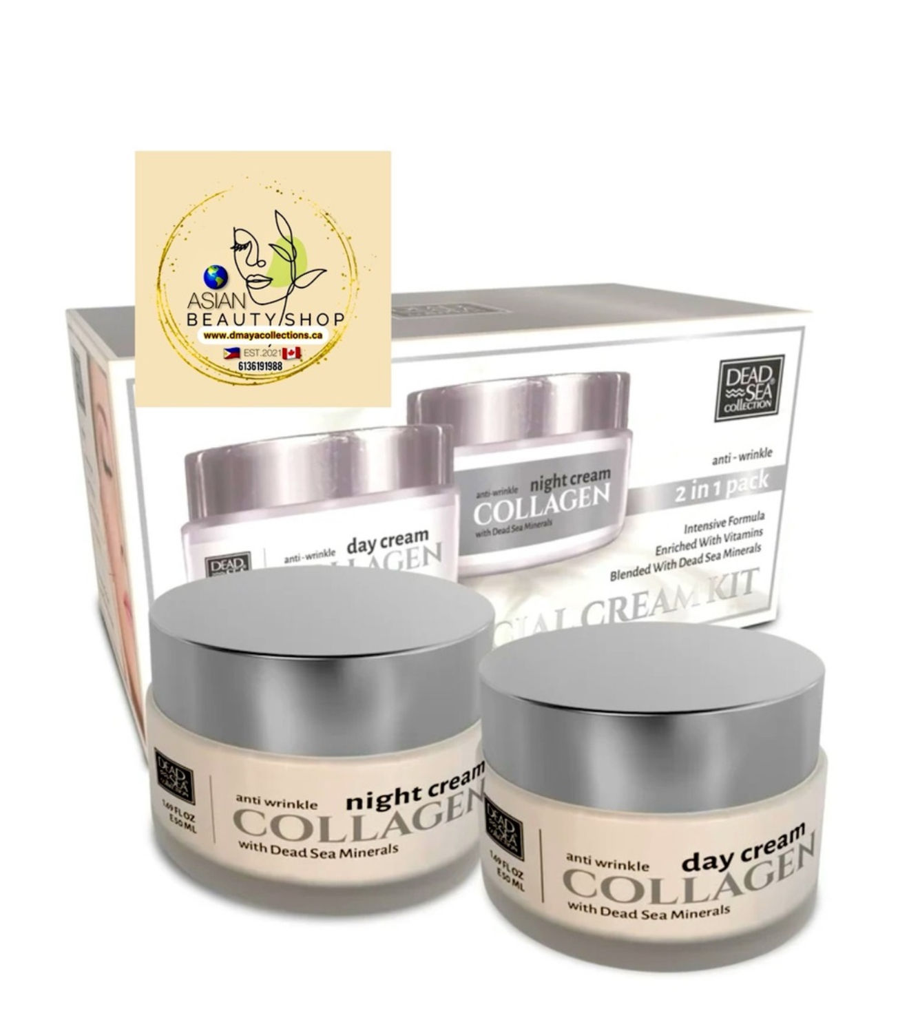 Dead Sea Collections of Israel ||Day & Night Cream Set