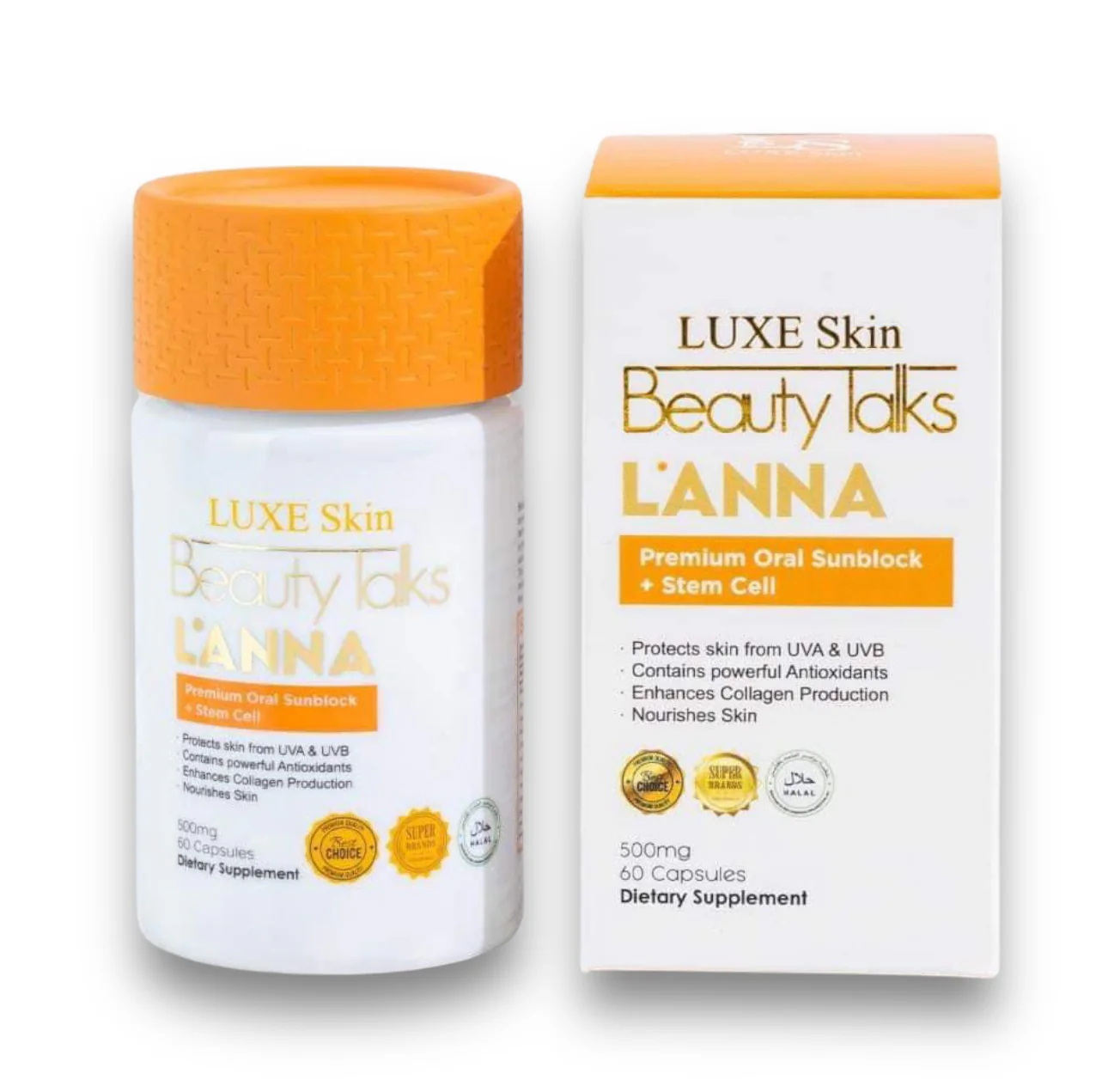 Luxe Skin Beauty Talks L’anna-Premium Oral Sunblock+Stem cell