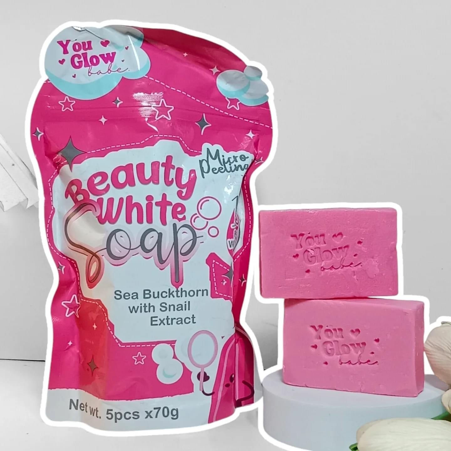 You glow babe Beauty White soap (5x70g) - ED: N/A ✅