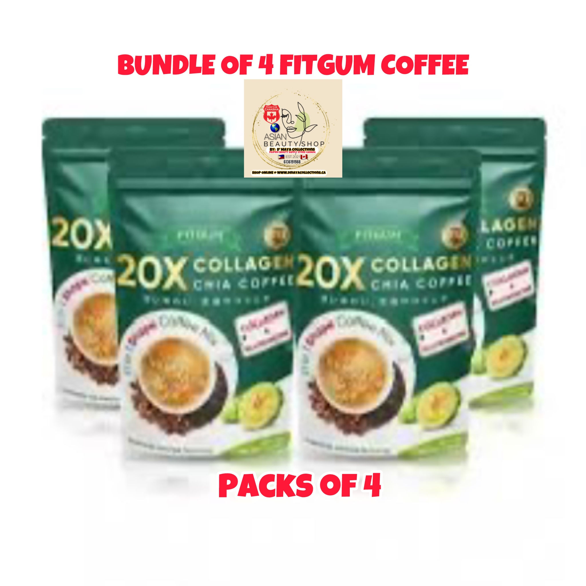 FITGUM COFFEE-BUNDLE OF 4✅