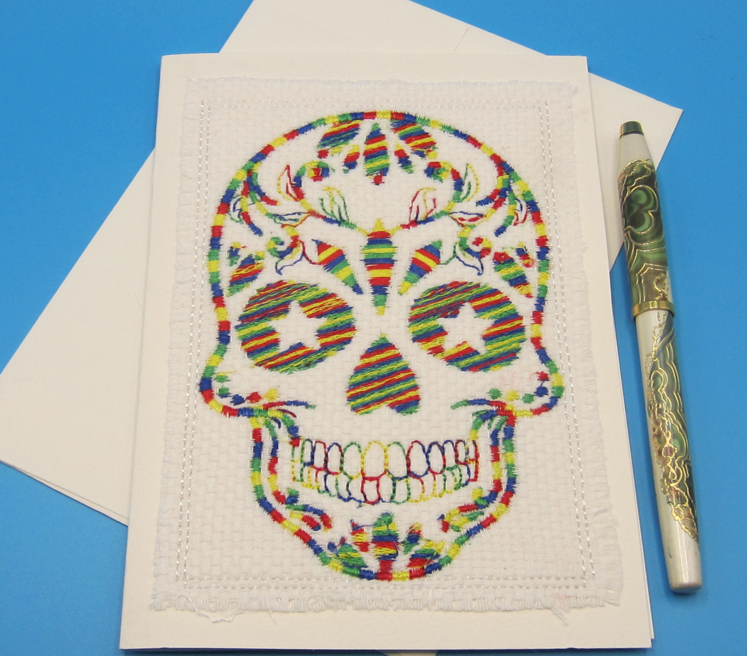 Embroidered Greeting Card