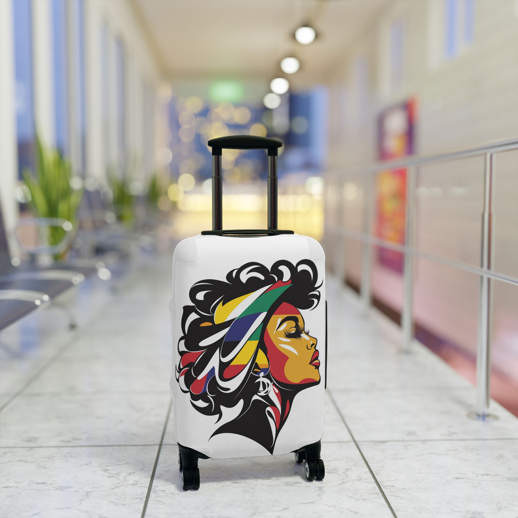 CROWNED CONFIDENCE LUGGAGE COVER