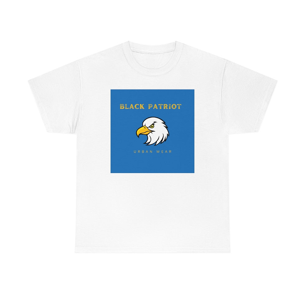 Thumbnail: Black Patriot Urban wear Unisex Heavy Cotton Tee