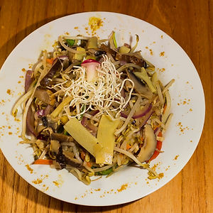 ★ Chow Mein con Verduras Mixtas