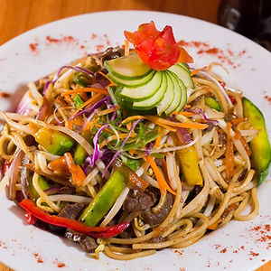 Chow Mein con Carne