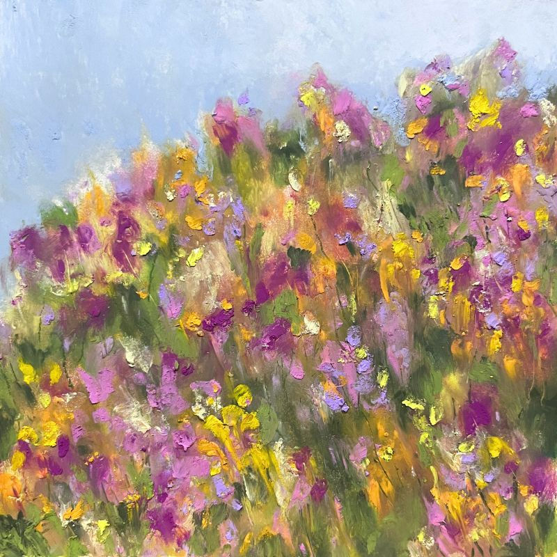 Landscape painting, Oil pastel painting, Philippines Landscape image 6