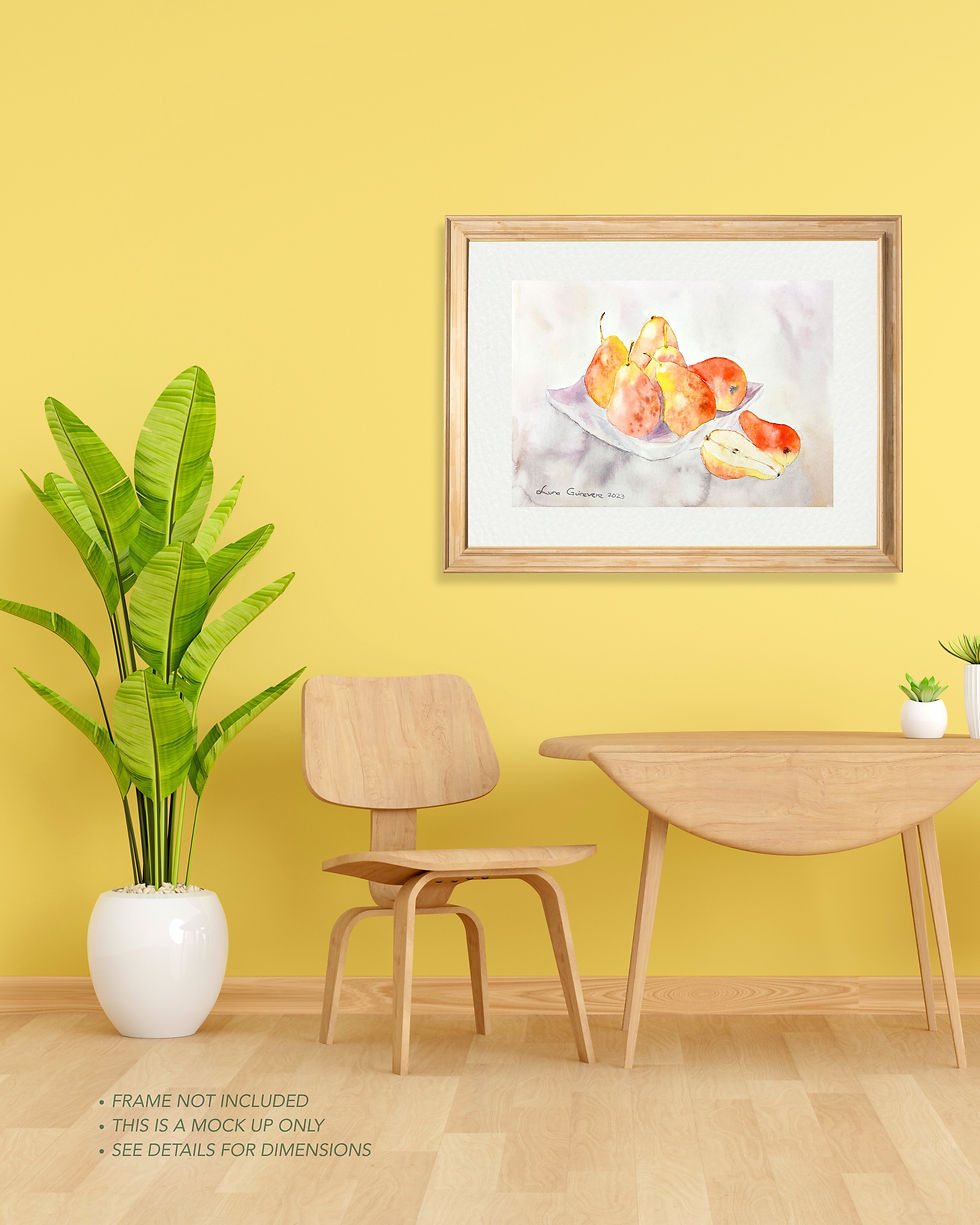 Thumbnail: SOLD 🔴 Pears (23.01 × 30.00 cm cm) 2023