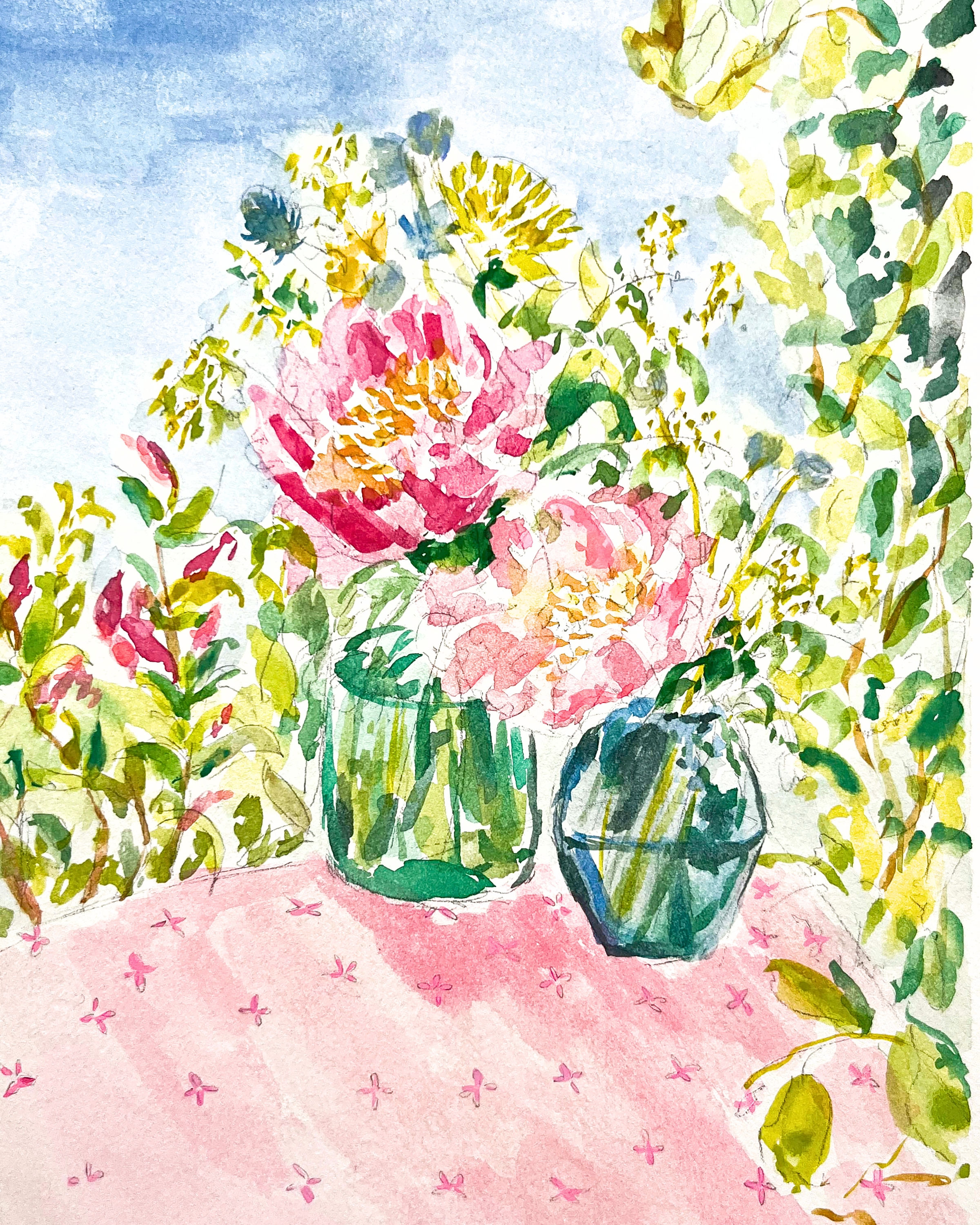 Mary's Garden (19.05 × 26.67 cm) 2025