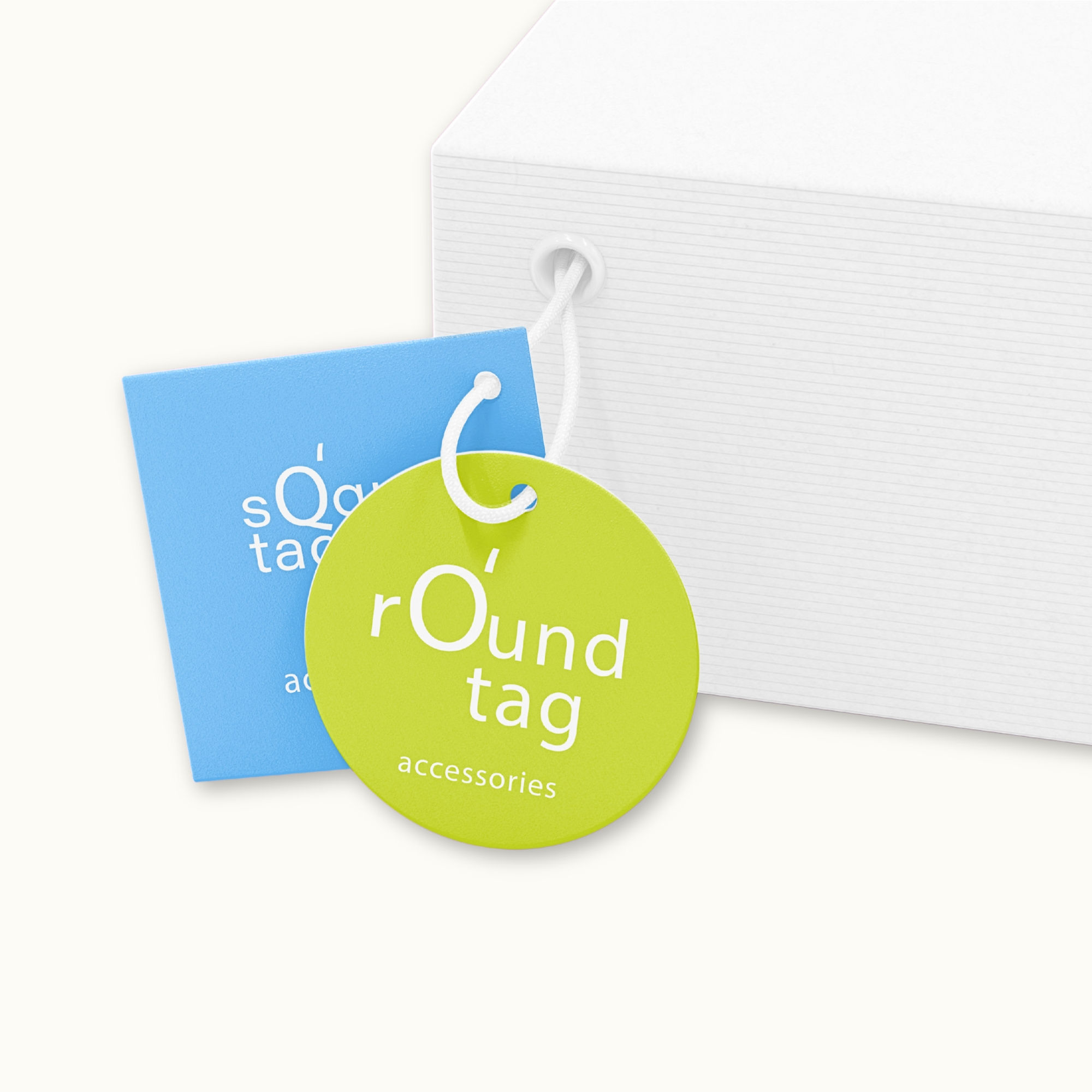 Hang Tags White Cardstock