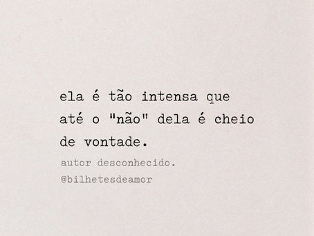 NÃO...