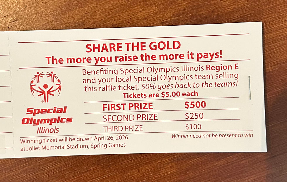 2026 Share The Gold Raffle