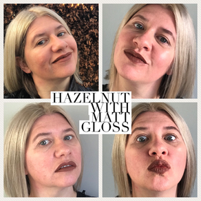 Hazelnut LipSense® with a Matt gloss.