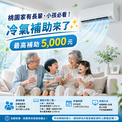 桃園高溫敏感族群抗熱補助開跑!