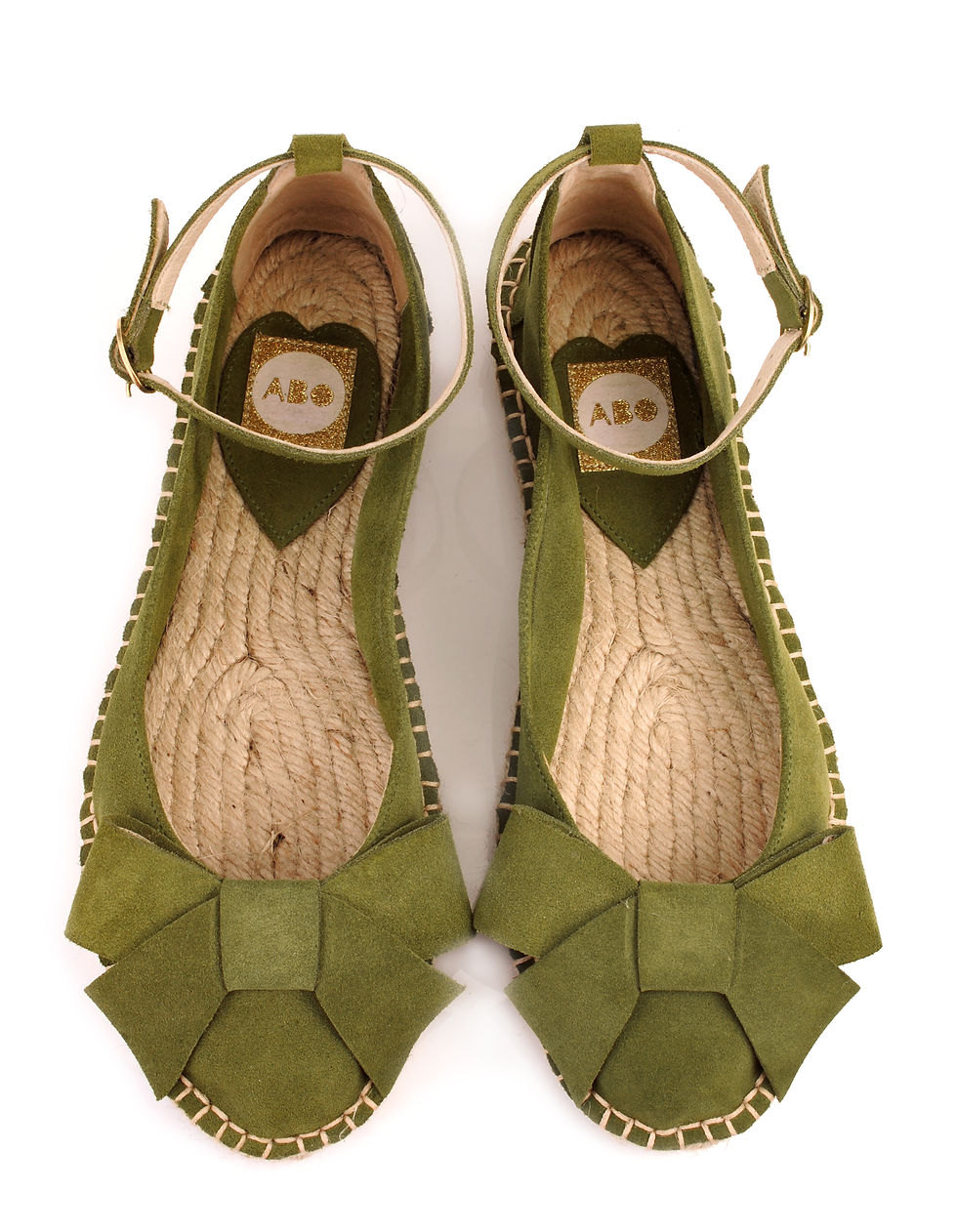 Thumbnail: Olive Green ABO Karmen Espadrilles 