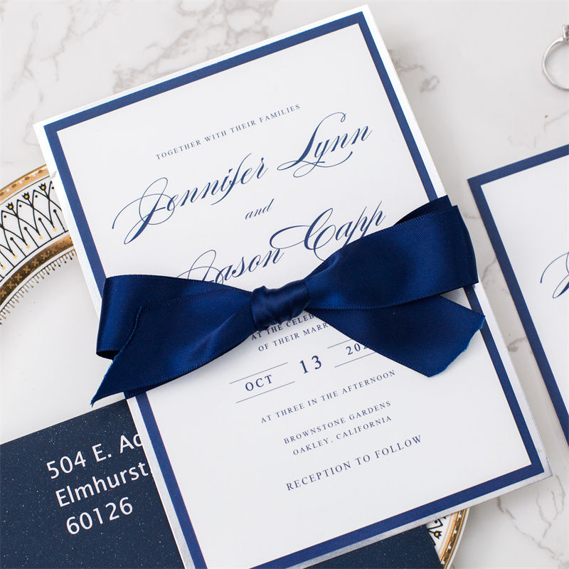 Thumbnail: Royal Blue Flat Lay Invitation