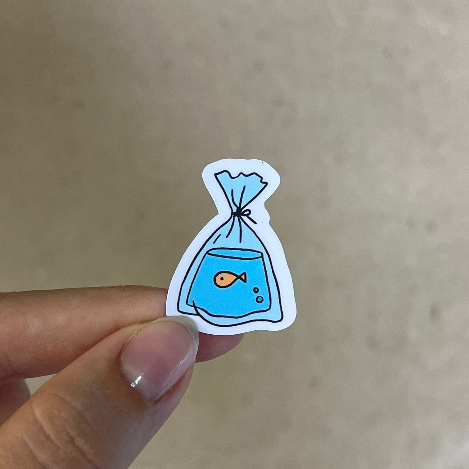 saquinho com peixe - Mini