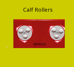 Calf rollers massage chair