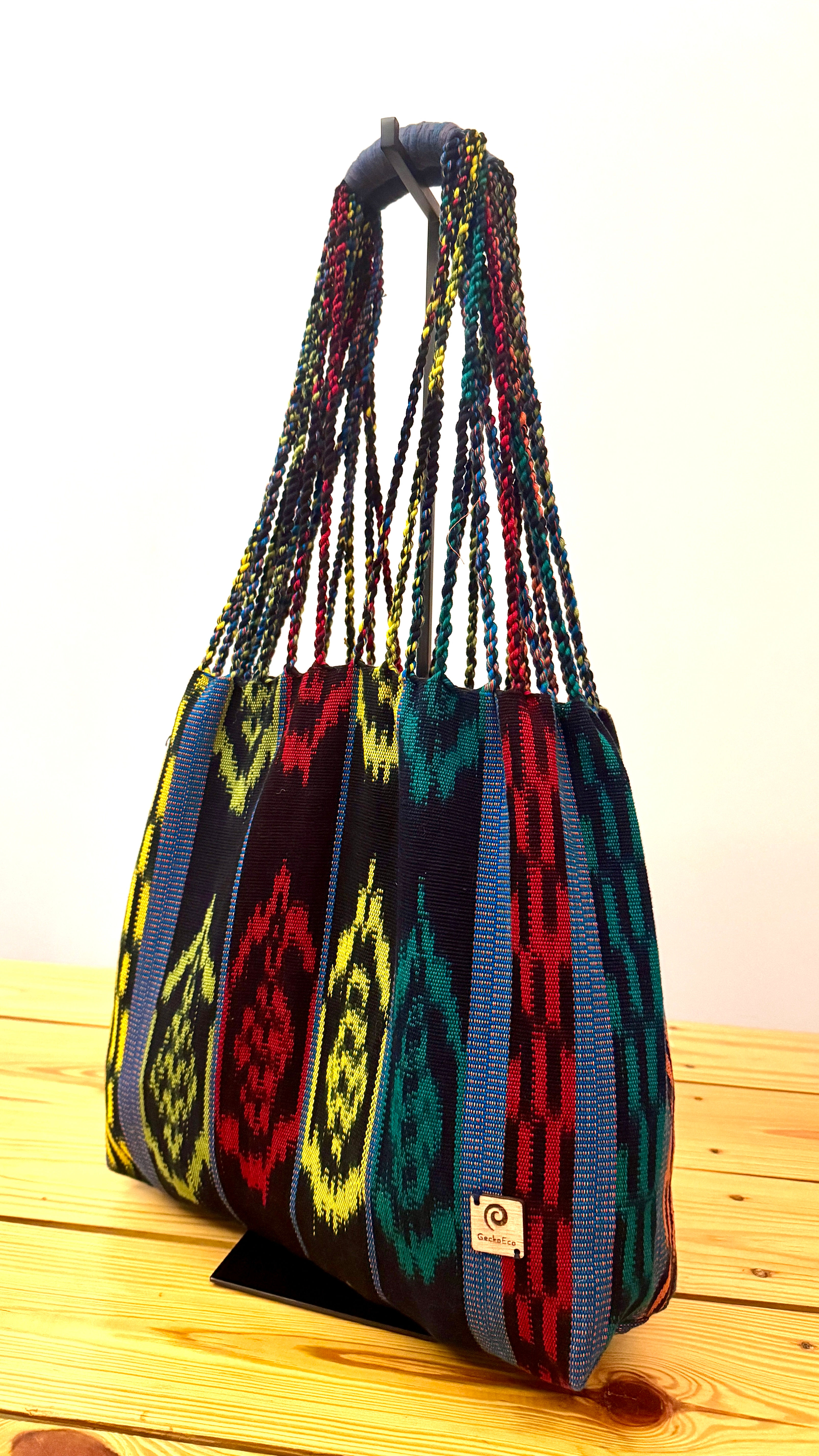 Bolsa Tejida de Algodón  - Multicolor
