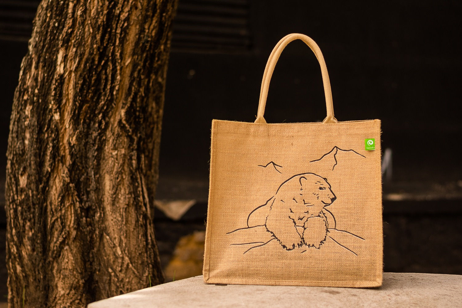 Bolso Yute Oso Polar