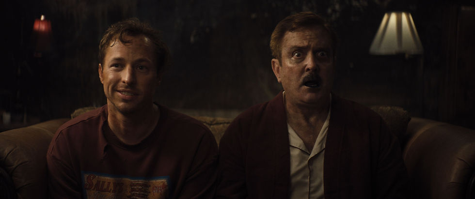 Clay Elliott and Thomas Lennon in WEEKEND AT THE END OF THE WORLD