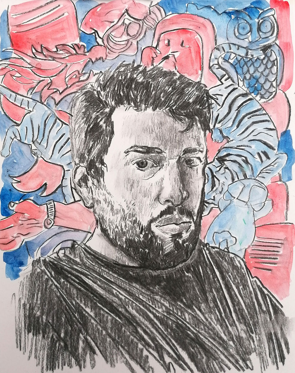 Slef portrait XVII