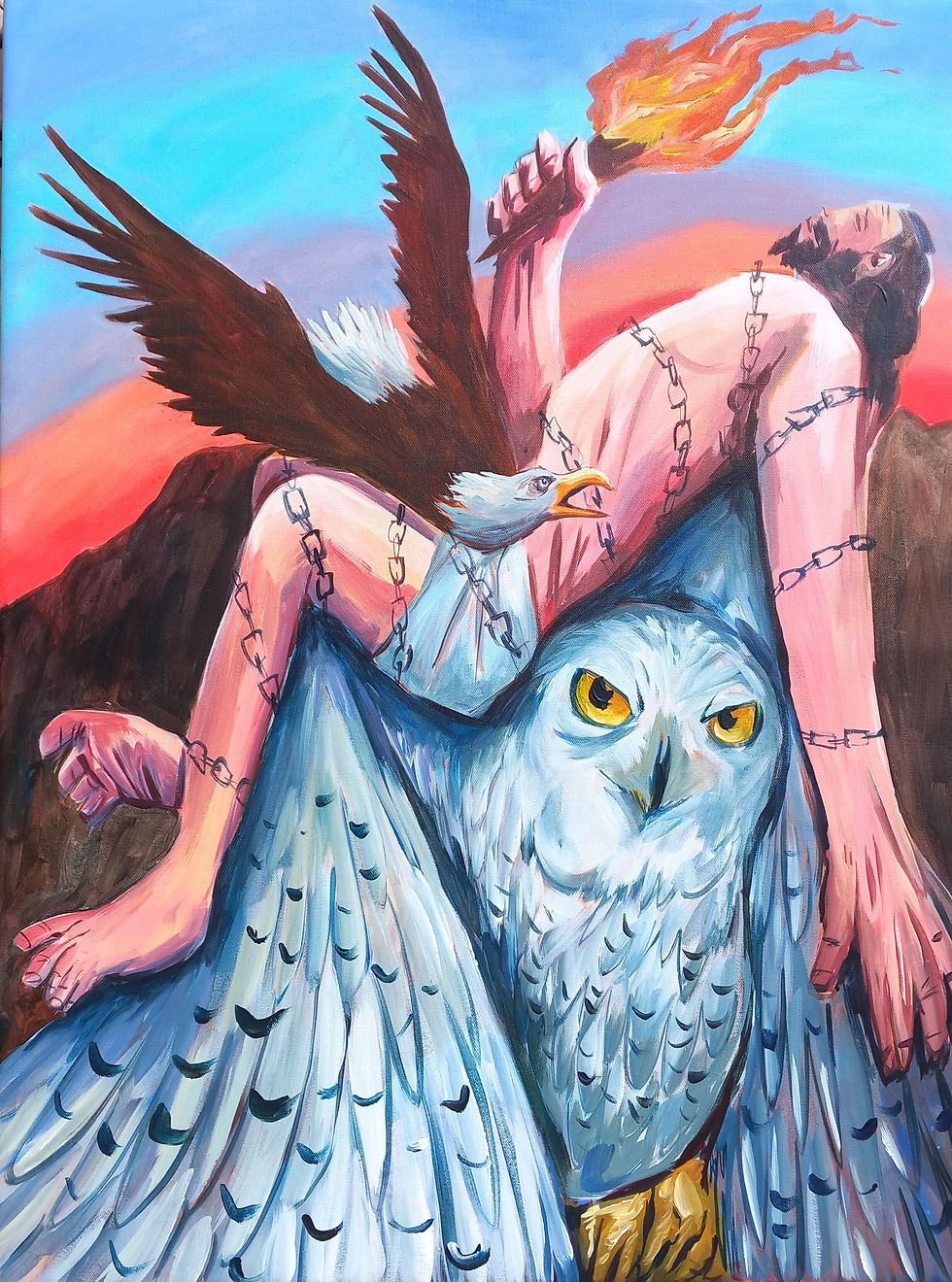 Acrylics on canvas, 2024