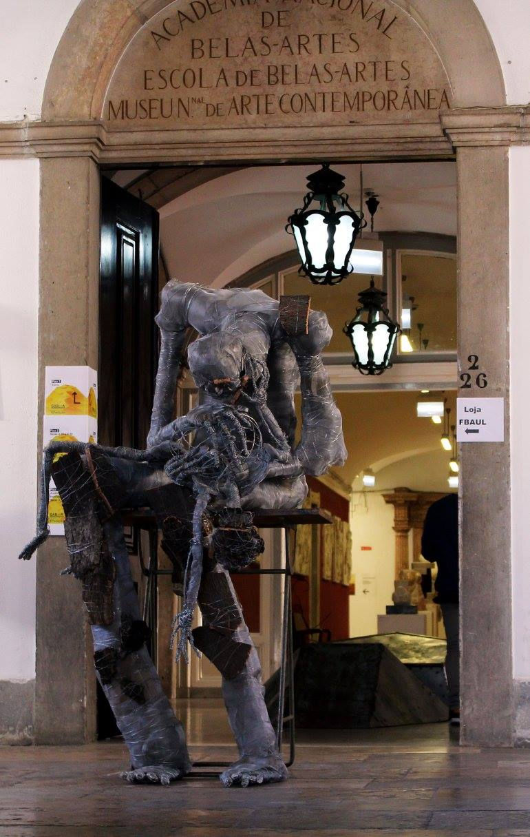 Wire, cork and recycled material