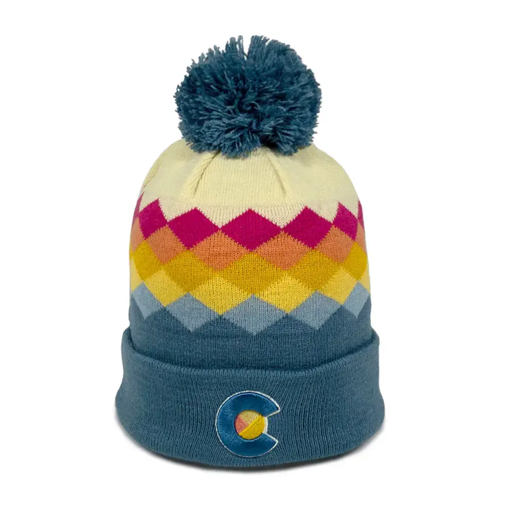 Rainbow Colorado Beanie