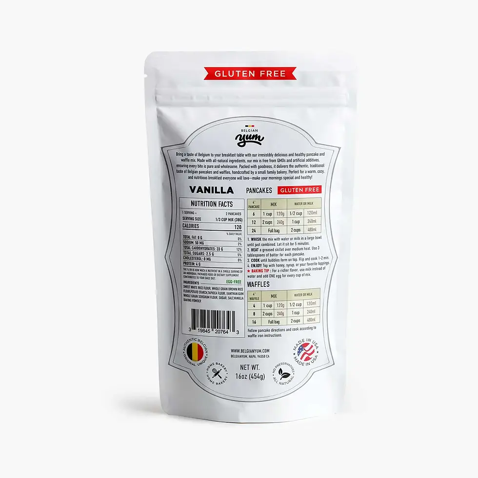 Thumbnail: Gluten Free Vanilla Waffle Mix