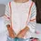Thumbnail: Lightweight Striped Knit Sweater