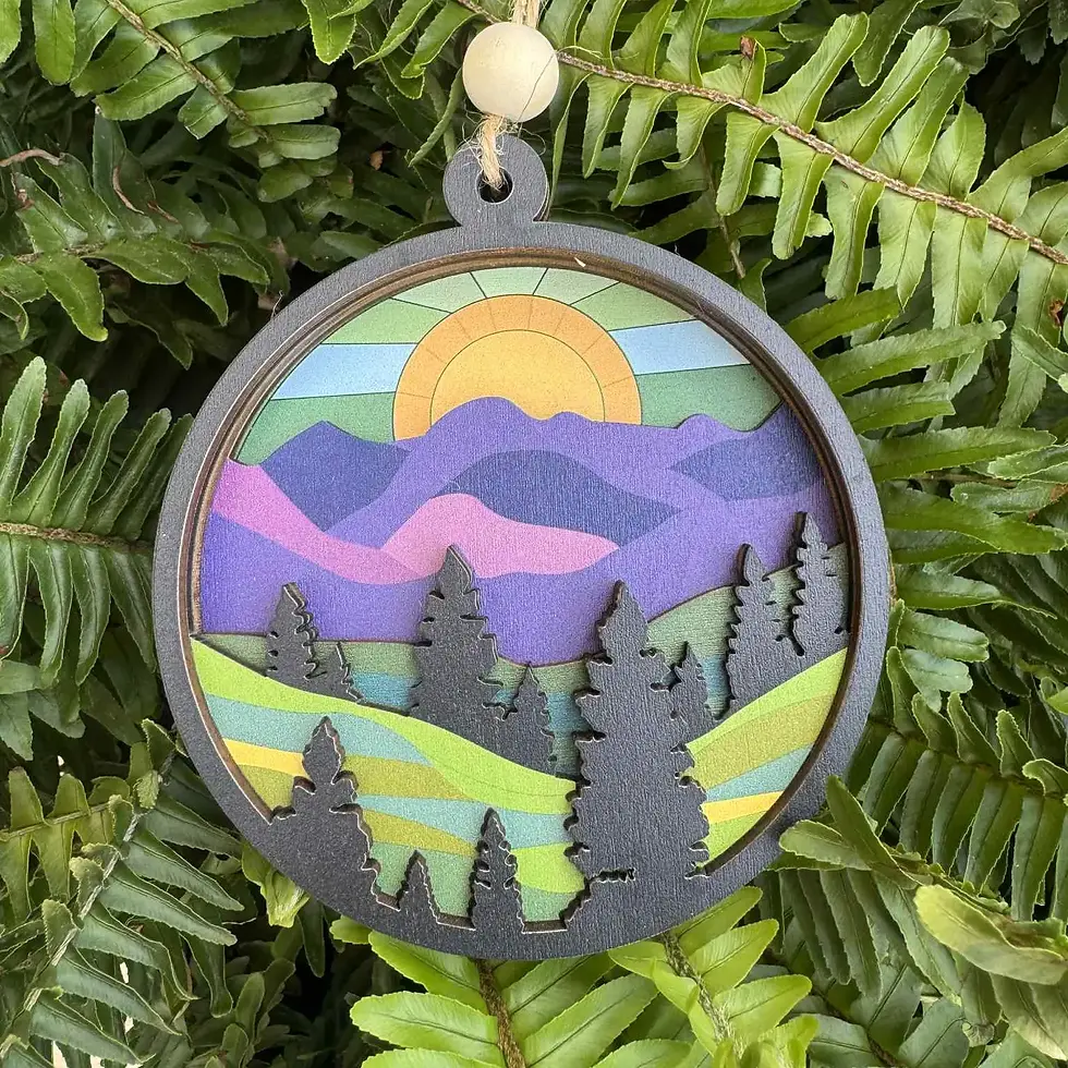 Thumbnail: Layered Wood Ornaments