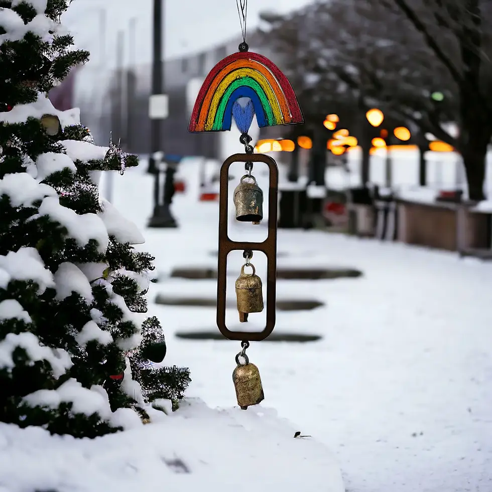 Rainbow Wind Chimes w/ Bells