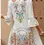 Thumbnail: V-Neck Vintage Print Dresses