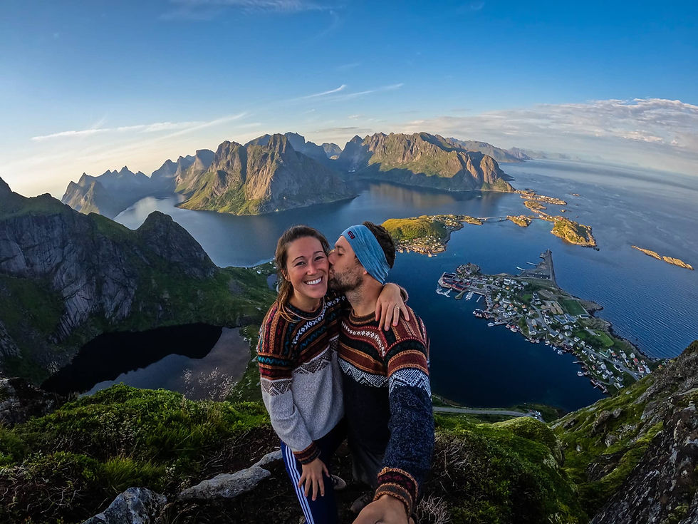 Reinebringen hike lofoten islands