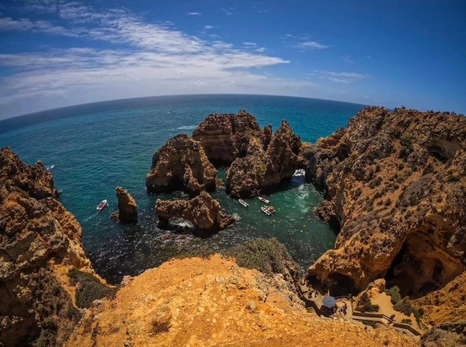 Ponta da piedade algarve portugal