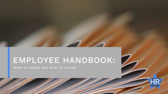 How to update employee handbook