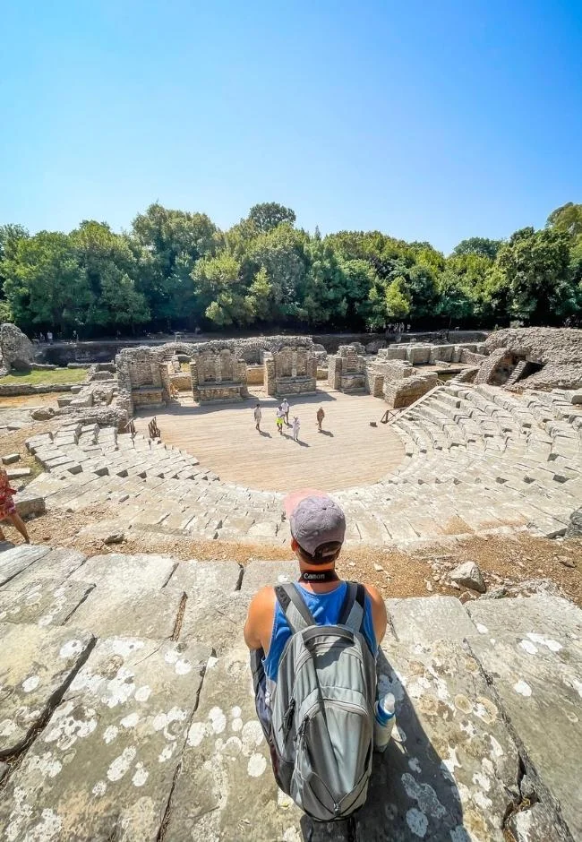 Butrint national park in albania