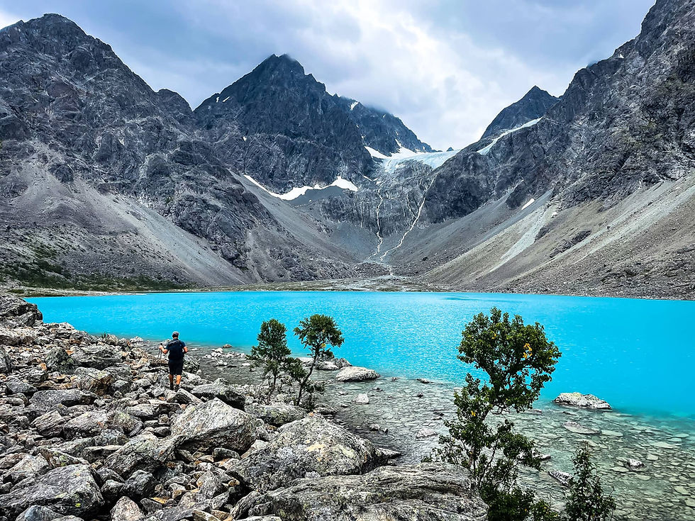 Blåvatnet hike Lyngen Alps