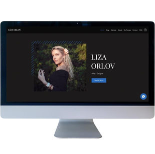 Artist website on Wix