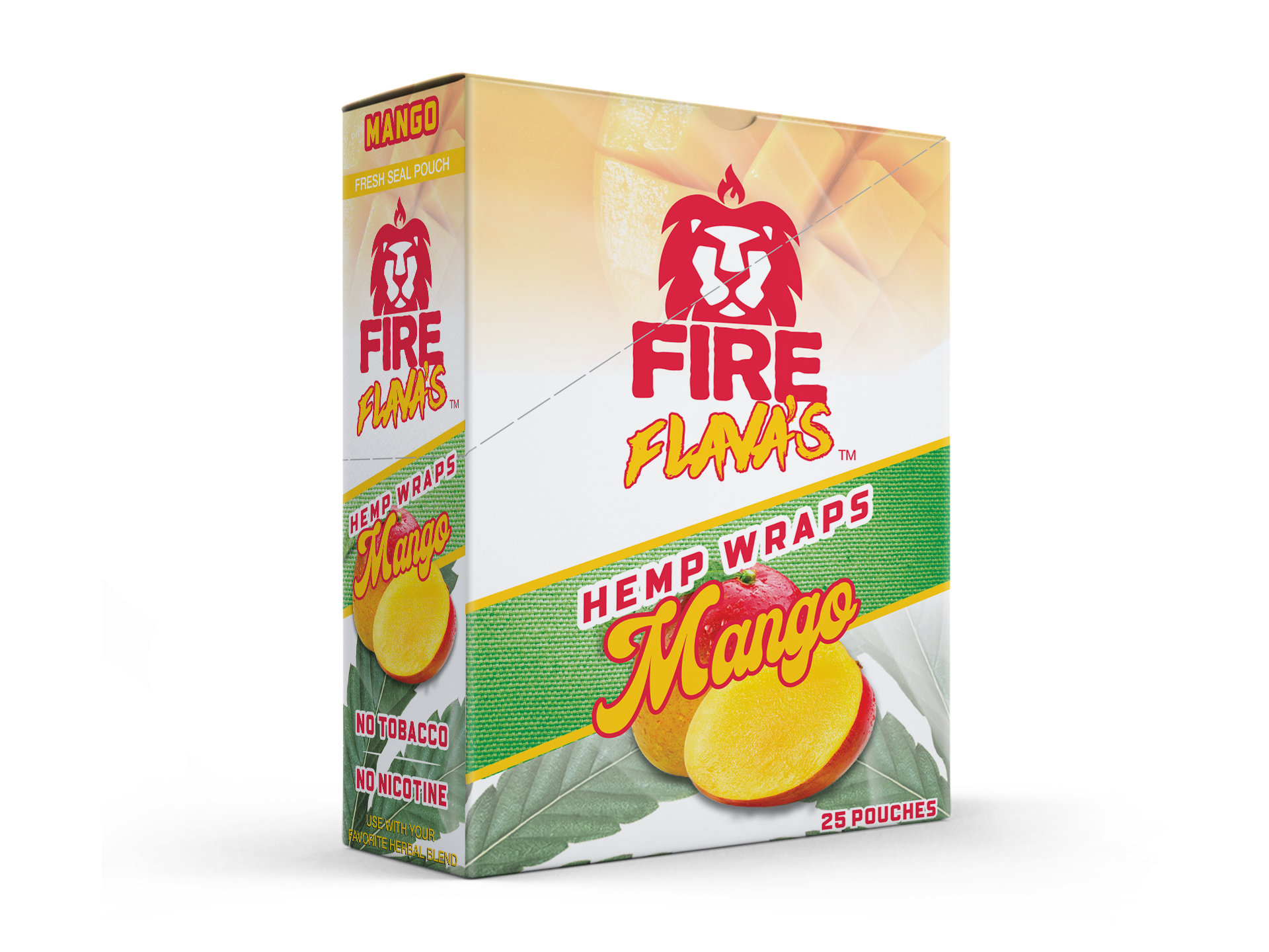Fire Flava's Mango Hemp Wraps