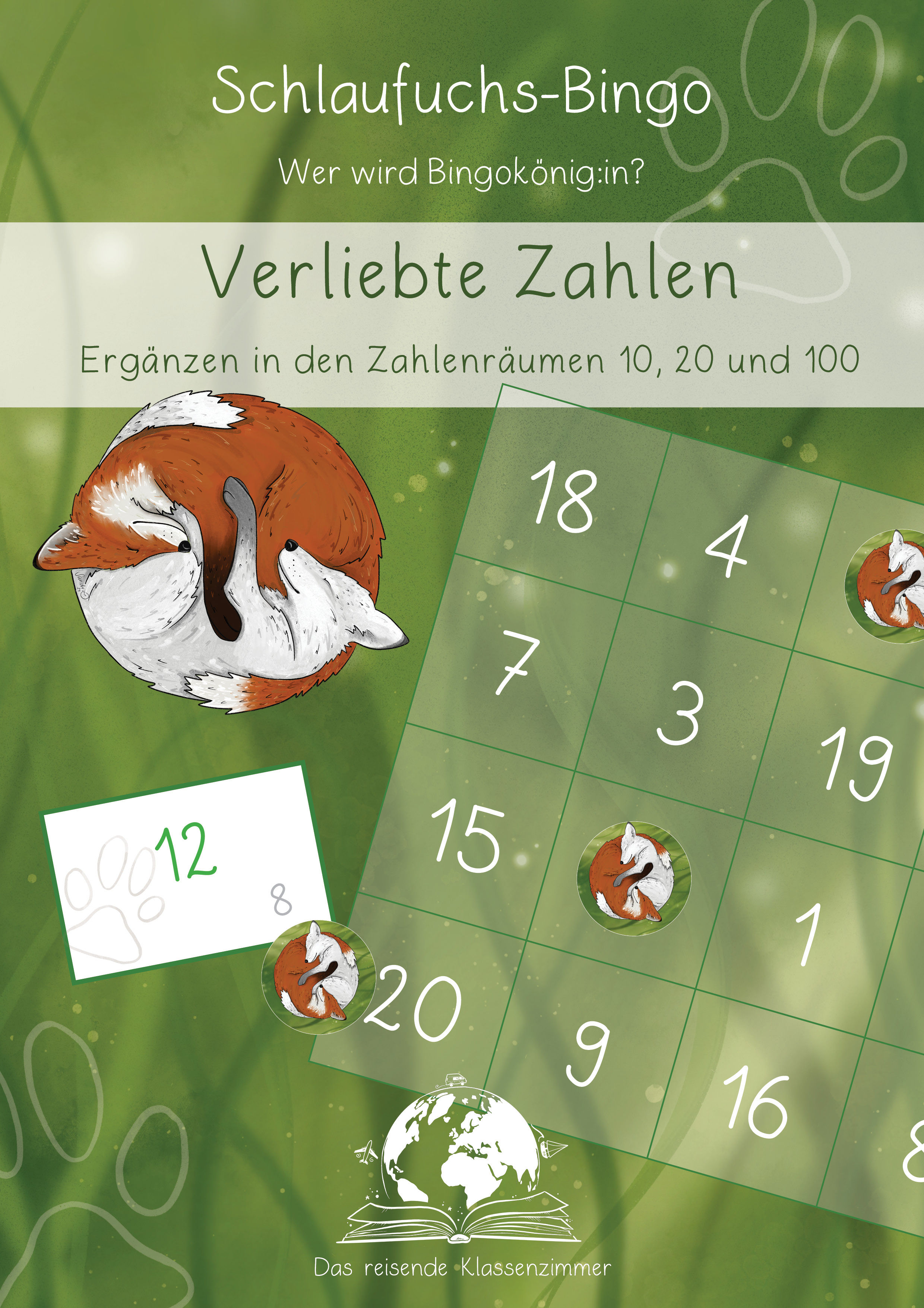 Schlaufuchs Bingo Verliebte Zahlen